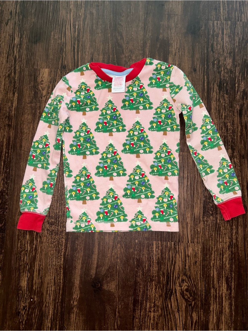 Boden Christmas Tree pajama set- 6Y